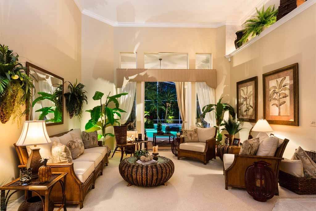 "British Colonial Roots of Tropical Style Interior Design"