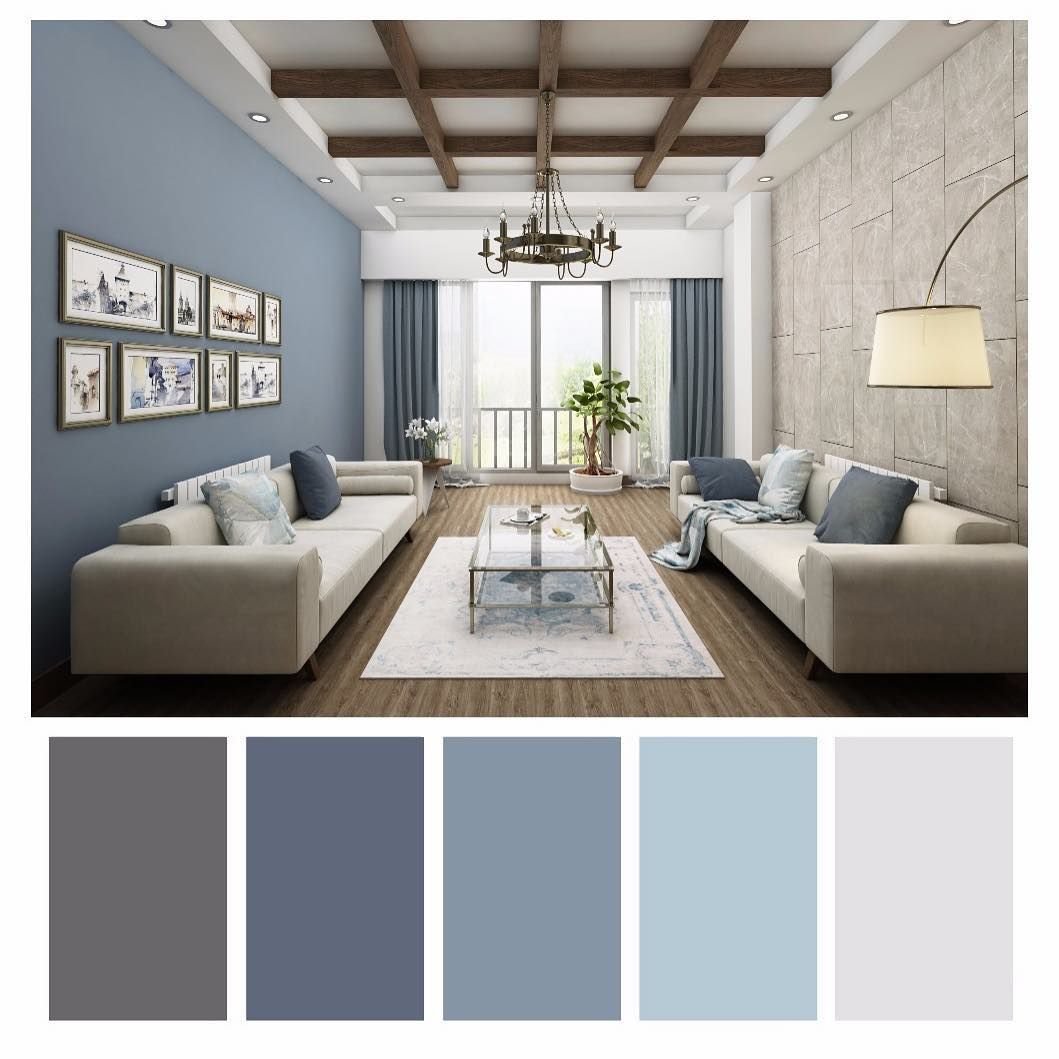 Living room color palette