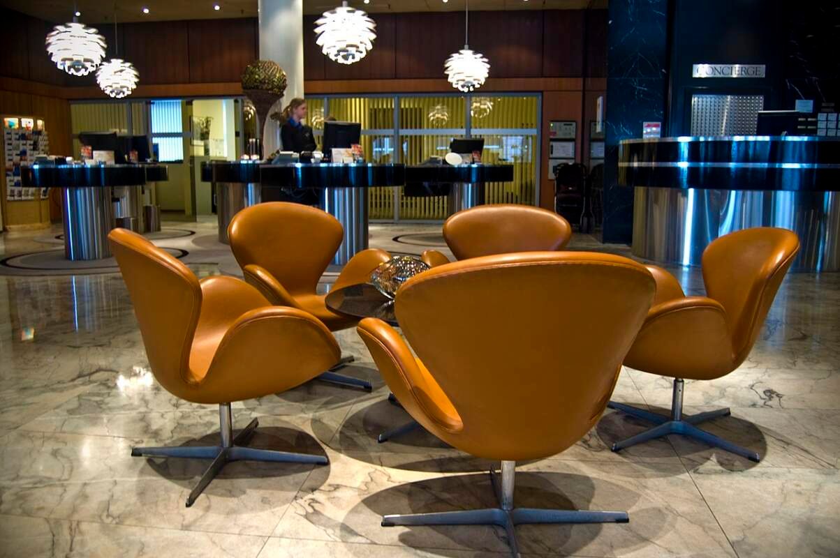 Hotel lobby chairs