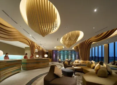 Hotel lobby design