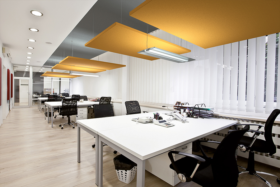 Noise reduction in offices
